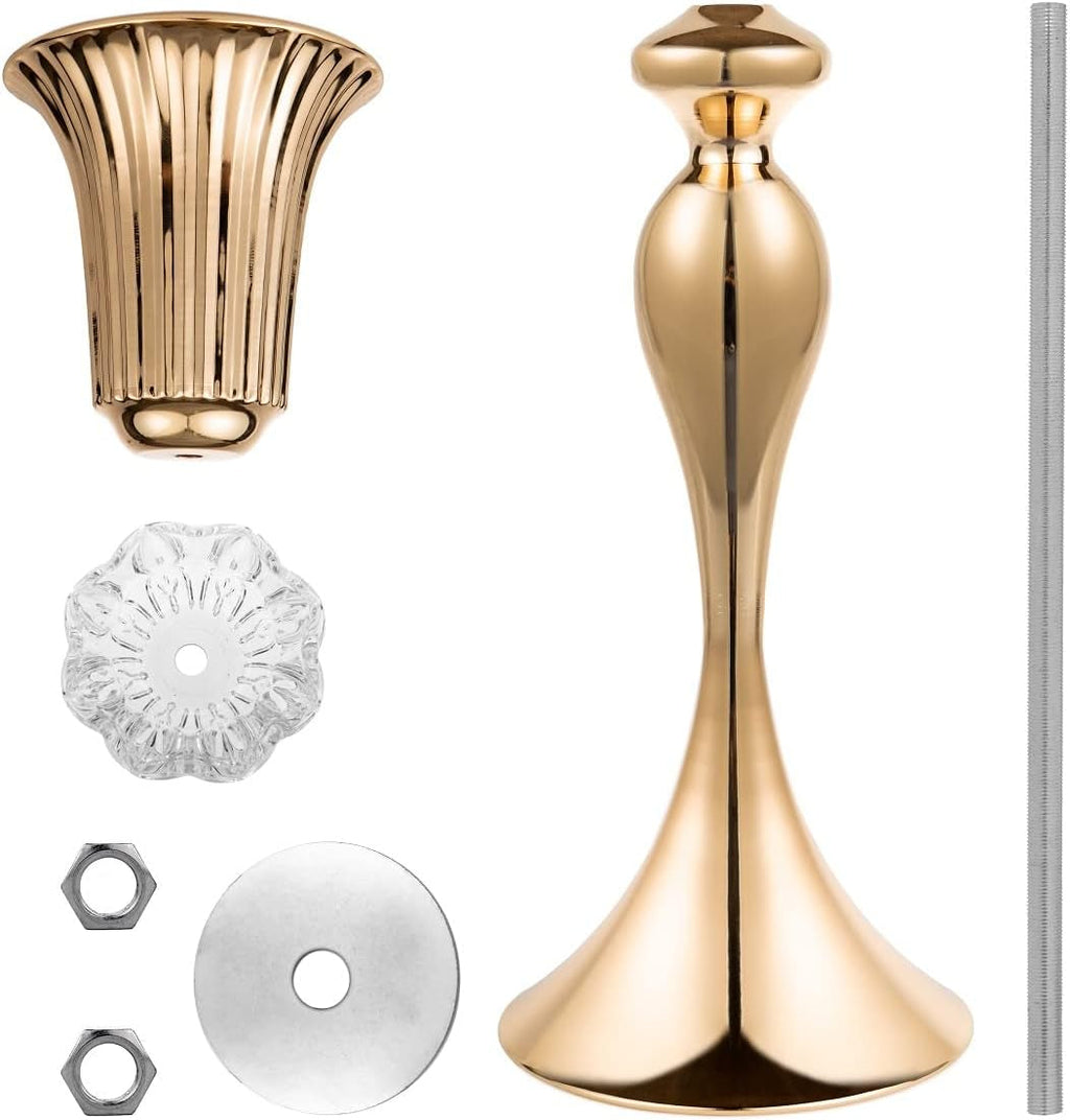 Metal Trumpet Wedding Flower Vases