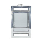 Silver Stainless Steel Candle Lantern
