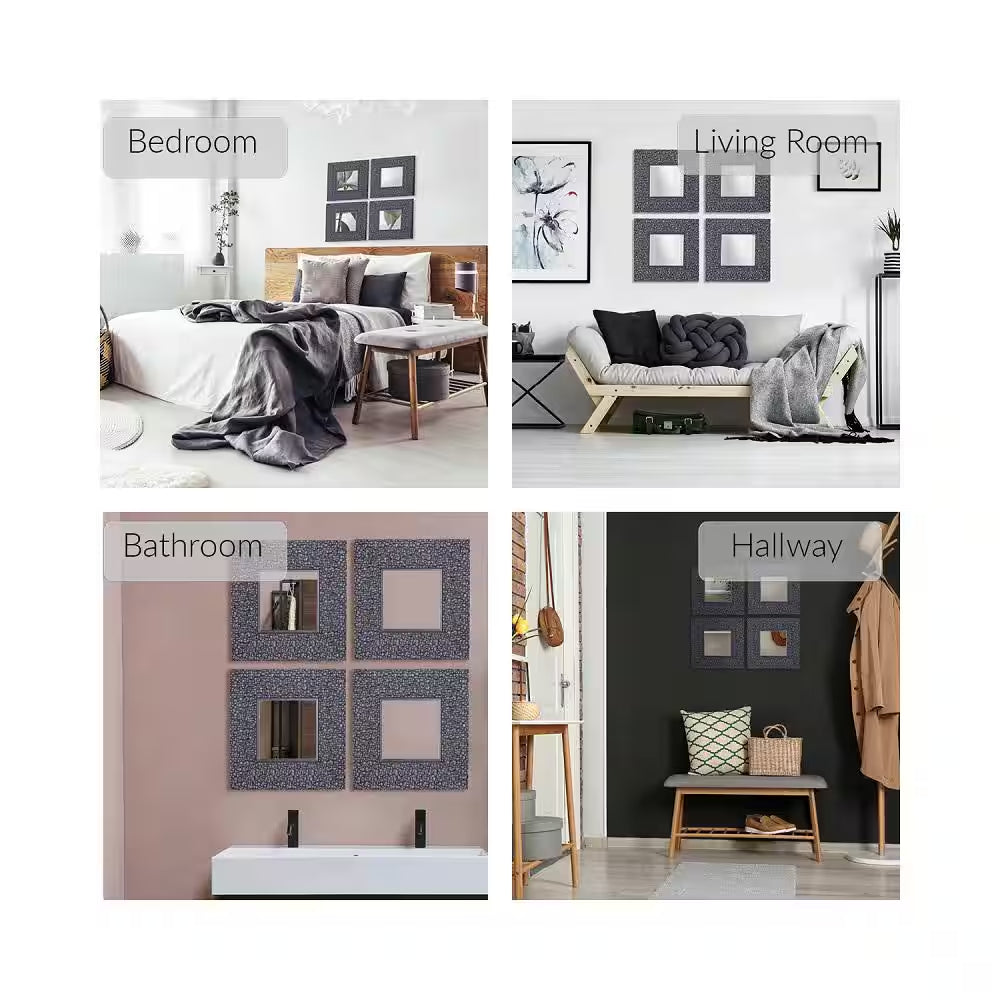 Set of 4 Accent Wall Mirrors