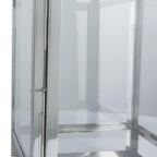 Silver Stainless Steel Candle Lantern