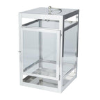 Silver Stainless Steel Candle Lantern